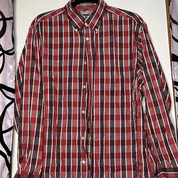 Daniel Cremieux signature collection 100% cotton long sleeve button down shirt - Picture 6 of 10